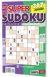 Super Sudoku, numarul 230. Nivel avansat