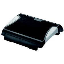 Suport ergonomic pentru picioare, ajustabil (x3), 400x70x350mm, Q-Connect - antracit/negru