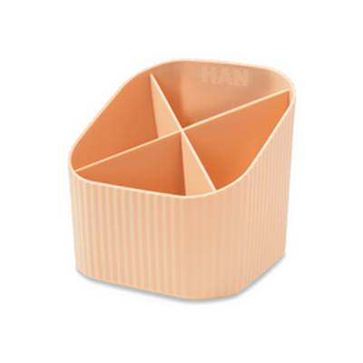 Suport pentru instrumente de scris HAN Re-Loop, PP reciclat - orange pastel