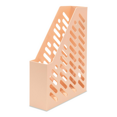 Suport vertical plastic pentru cataloage HAN Klassik - orange pastel