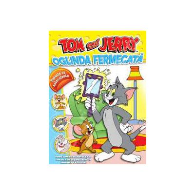 Tom si Jerry. Oglinda fermecata Poveste cu autocolante