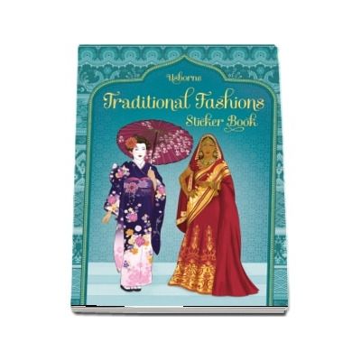 Traditional fashions sticker book