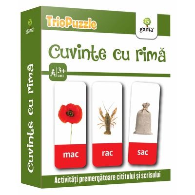 TrioPuzzle. Cuvinte cu rima