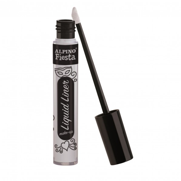 Tub machiaj, 6gr., Alpino Make-Up Liquid Liner - alb