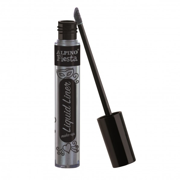 Tub machiaj, 6gr., Alpino Make-Up Liquid Liner - argintiu