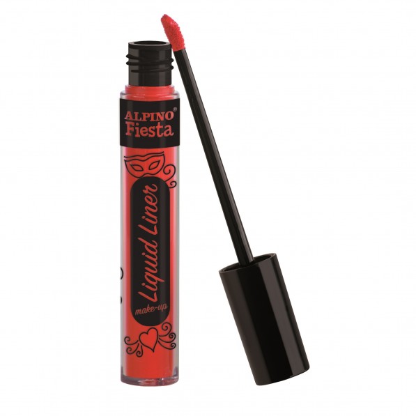 Tub machiaj, 6gr., Alpino Make-Up Liquid Liner - rosu