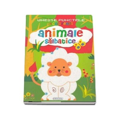 Uneste punctele si coloreaza - Animale salbatice