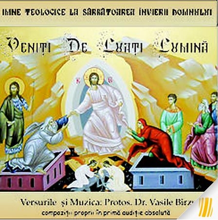 Veniti de luati lumina! Imne teologice la sarbatoarea Invierii Domnului - CD audio