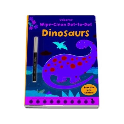 Wipe-clean dot-to-dot dinosaurs