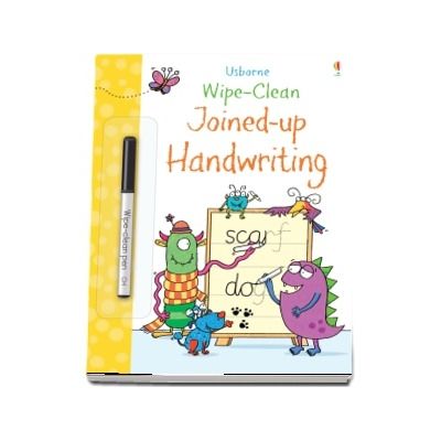 Wipe-clean joined-up handwriting