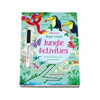 Wipe-clean jungle activities